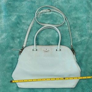 Kate Spade satchel w/ adjustable strap Light Blue Shimmery